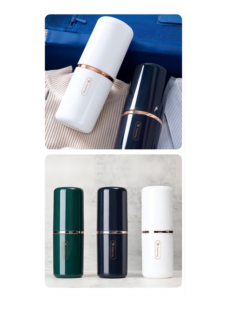 حافظة فرشاة أسنان محمولة للسفر أبيض 19 5 * 7 2 سم - Image 4